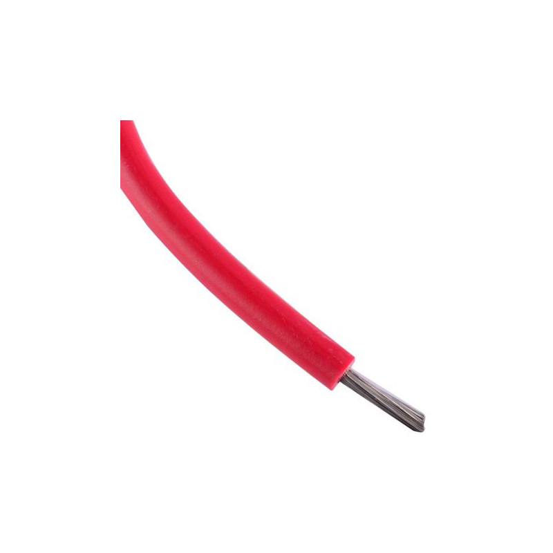 Przewód solarny 1x 6mm czerwony 